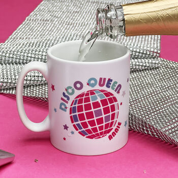 Disco Queen Personalised Mug, 2 of 2
