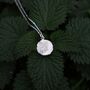 Cherry Blossom Coin 925 Sterling Silver Necklace, thumbnail 4 of 5
