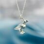 Puffin Pendant With Optional Personalisation, thumbnail 2 of 10