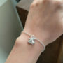 Serling Silver Jingle Bell Christmas Bracelet, thumbnail 3 of 9