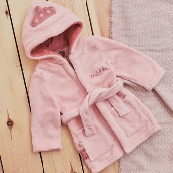 Personalised Fairy Princess Fleece Dressing Gown, 5 of 7