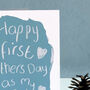 First Father's Day As My Daddy Card, thumbnail 8 of 8