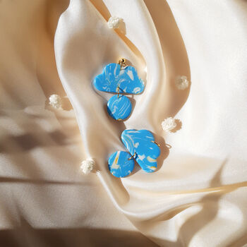 Cloud Nine | Polymer Clay Statement Earrings, 5 of 8