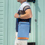 Contemporary Denim Blue Wine Cooler With Accessories, thumbnail 2 of 6