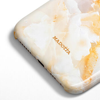 Creme Onyx Marble Case For iPhone, 4 of 4