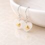 Sterling Silver And Gold Plated Double Heart Hook Drop Earrings, thumbnail 1 of 6