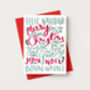 All The Ways To Say Merry Christmas Card, thumbnail 2 of 3