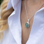 Natural Aquamarine Pendant Necklace, thumbnail 1 of 3