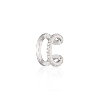 Double Band Small Single Ear Cuff, 6 of 8