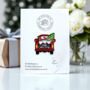 Merry Christmas Truck With Santa Claus And Tree Enamel Pin Badge Brooch, thumbnail 1 of 8