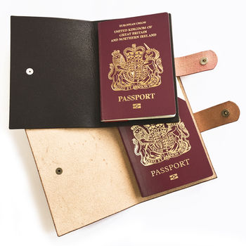A Passport Wallet Made From Bridle Leather, 9 of 12