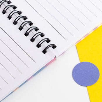 Colourful A6 Spiral Lined Notebook, 5 of 7
