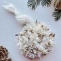 Gold Dried Flower Christmas Bauble Decoration, thumbnail 1 of 3