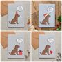 Chocolate Cocker Spaniel Dog Walking Socks, thumbnail 12 of 12