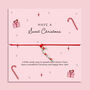 Sweet Christmas Candy Cane Bracelet, thumbnail 1 of 6