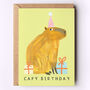 Capybara Birthday Card, thumbnail 1 of 2