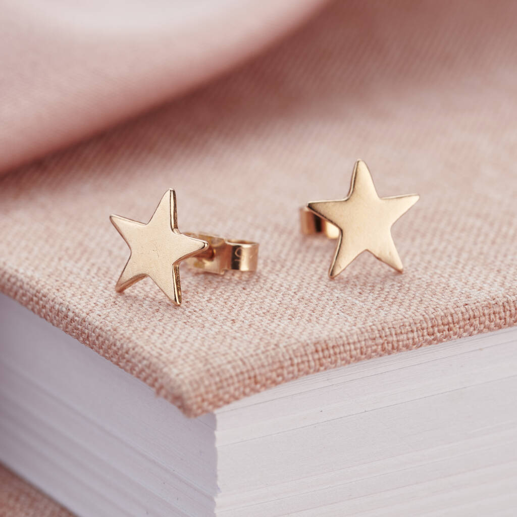 Star Stud Earrings By Posh Totty Designs