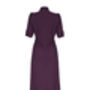 Maxi Dress In Currant Crepe, thumbnail 3 of 3