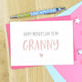 Mothers Day Card For Granny, thumbnail 2 of 3