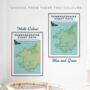 Personalised Pembrokeshire Coast Path Map Art Print, thumbnail 7 of 10
