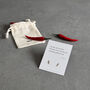 Something Great Sterling Silver Chilli Earrings, thumbnail 3 of 10