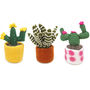 Handmade Felt Fake Plant, Cactus Collection, thumbnail 1 of 5