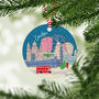 London Skyline Wooden Christmas Bauble, thumbnail 1 of 2