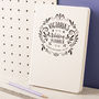 Personalised Wedding Planner Notebook, thumbnail 1 of 3