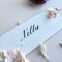 Personalised Handwritten Calligraphy Place Cards On Cotton Rag Paper, thumbnail 2 of 4