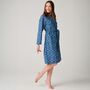 Women's 'Marrakesh Paisley' Cotton Mid Length Robe, thumbnail 3 of 5