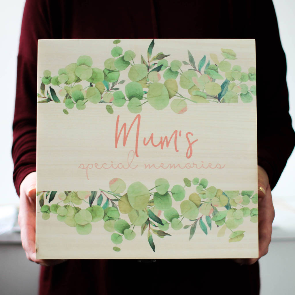 Personalised Mum's Special Memories Keepsake Box, 1 of 11