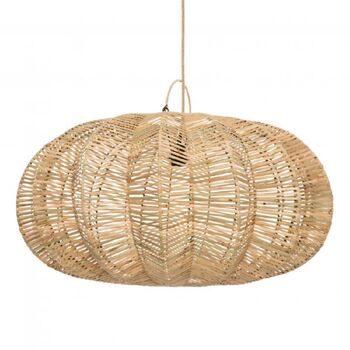 Cerise Large Rattan Lantern Lampshade, 6 of 7