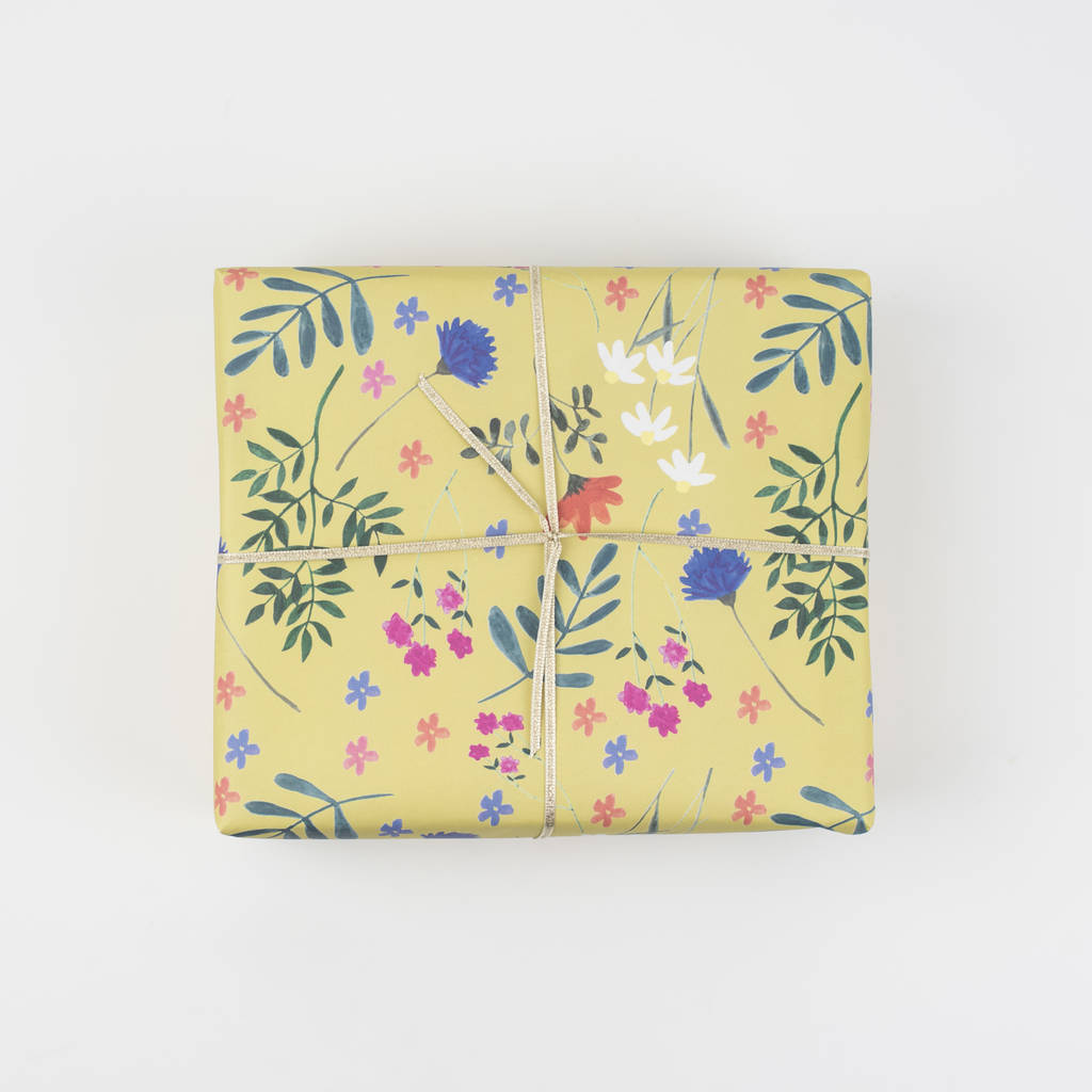 Summer Meadow Wrapping Paper By Peggy & Kate
