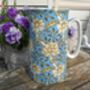 Extra Large Jug In William Morris Blue Chrysanthemum Design, thumbnail 8 of 8