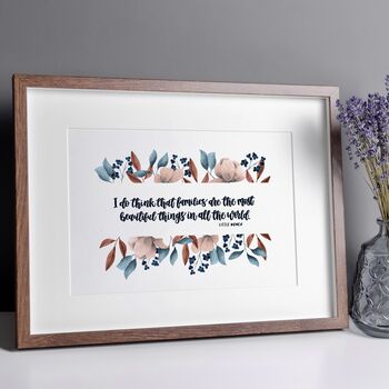 'Families Are Beautiful' Print Little Women, 2 of 5