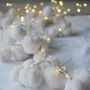 Giant Snowball Pom Pom Fairy Lights, thumbnail 1 of 7