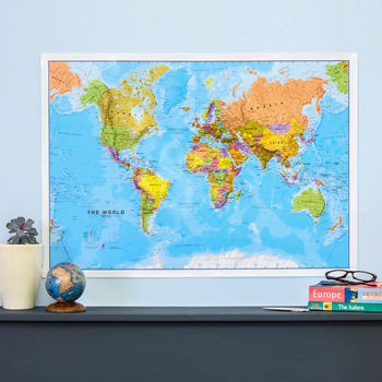 World Map Print, 3 of 8