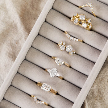 The Yellow Gold Ariadne Diamond Wedding Ring, 5 of 5