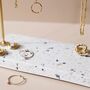 Jewellery Stand And Mirror With Terrazzo Base, thumbnail 2 of 4