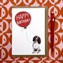 Personalised Springer Spaniel Birthday Card, thumbnail 6 of 6