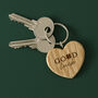 Oak Heart Keyring 'Good Luck' | Keys | Key Accessory, thumbnail 1 of 2