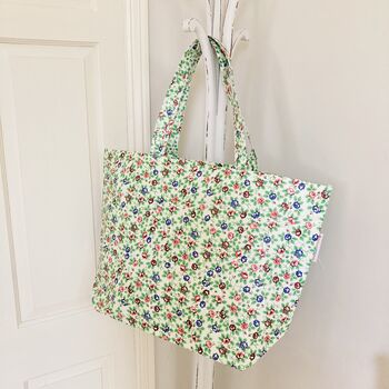 Large Floral Recycled Storage / Laundry Bag, 6 of 6