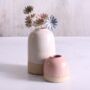 Handmade Stone Medium Ceramic Vase, thumbnail 6 of 11