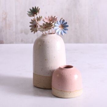Handmade Stone Medium Ceramic Vase, 6 of 11