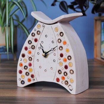 Personalised Clock With Dots And Spots, 4 of 6