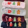 Embroidered Christmas Jumper 'Sweet Christmas Wishes', thumbnail 1 of 7