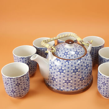 Herbal Teapot And Tea Cup Gift Set For Tea Drinkers, 6 of 12