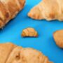 Croissant Kawaii Enamel Pin Badge, thumbnail 2 of 6