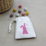 Personalised Mini Easter Bunny Treat Bag, thumbnail 1 of 3
