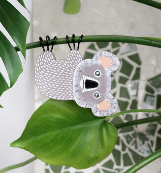 Handmade Hanging Koala Decoration For Plant, 6 of 6